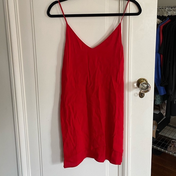 Aritzia Wilfred Free Red Vivienne Dress in Red size XS - Picture 8 of 15